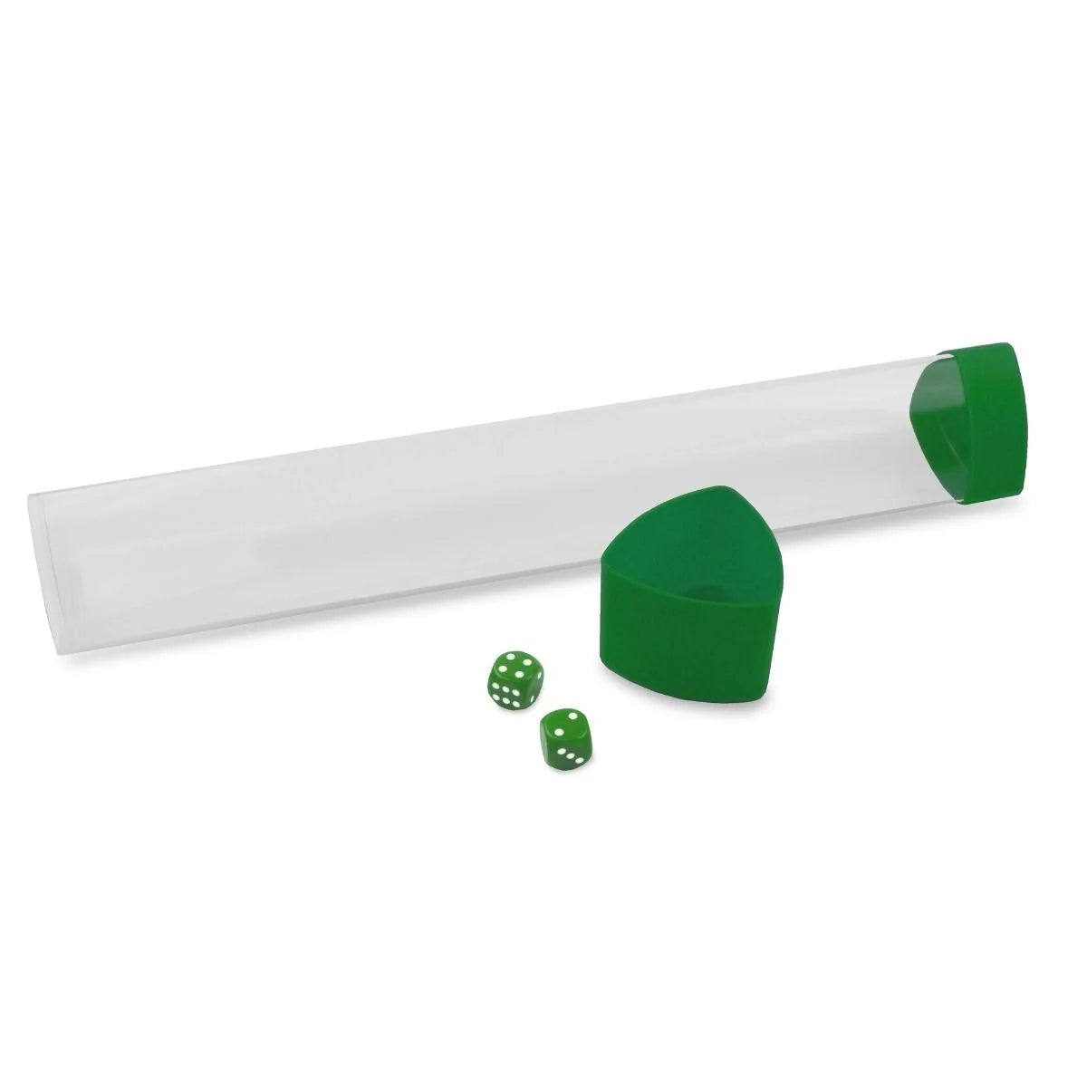 BCW Playmat Tube - Green W/Dice Holder