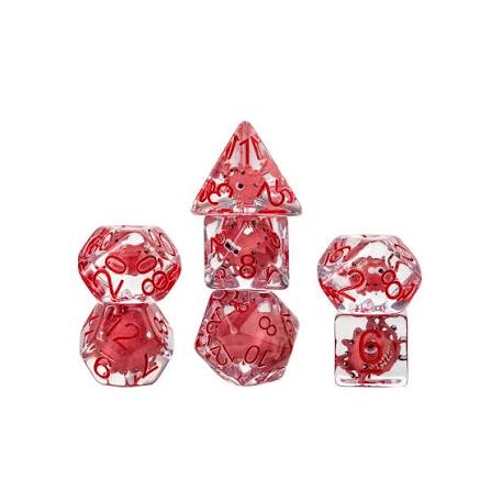 7-Die Set Resin D&D Inclusion: Beholder Dice Set