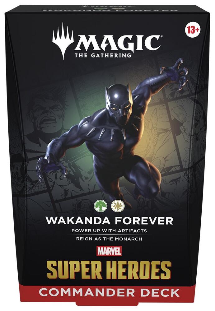 *PREORDER* Marvel Super Heroes Commander Deck - Wakanda Forever - Commander: Marvel Super Heroes (MSC)