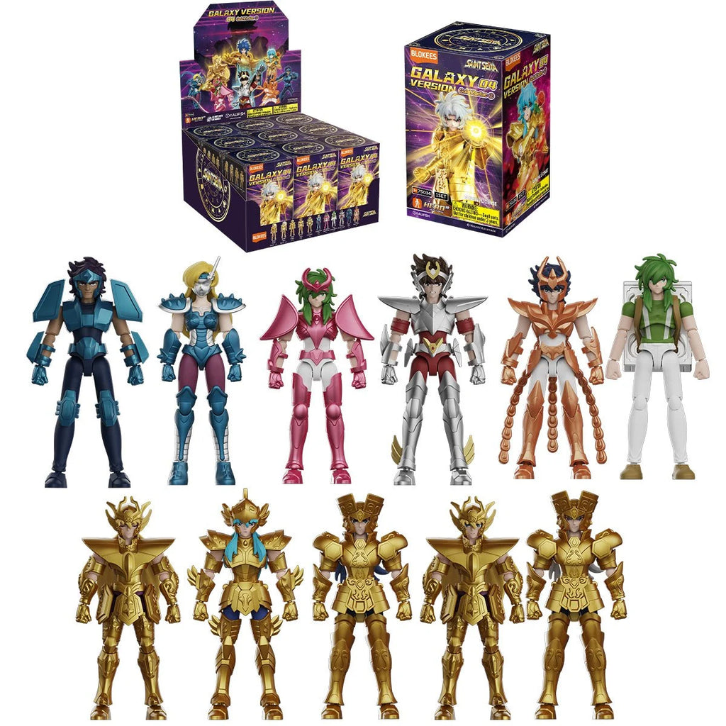 Saint Seiya Galaxy Version 4 Gold Zodiac GV04 Blokees Blind Box Model Kit