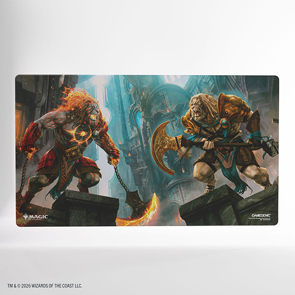 Playmat: MTG Shiny- Reality Fracture Ajani, Path of Vengeance/Ajani, Counterattack Leader