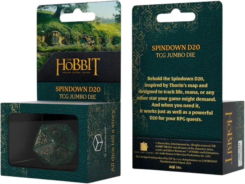The Hobbit Jumbo Spindown D20 Verdant