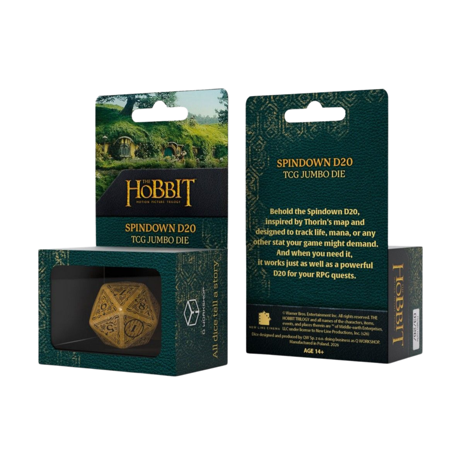 The Hobbit Jumbo Spindown D20 Solaris