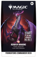 *PREORDER* Foundations Commander Deck - Reign of Dragons - Commander: Foundations (FDC)