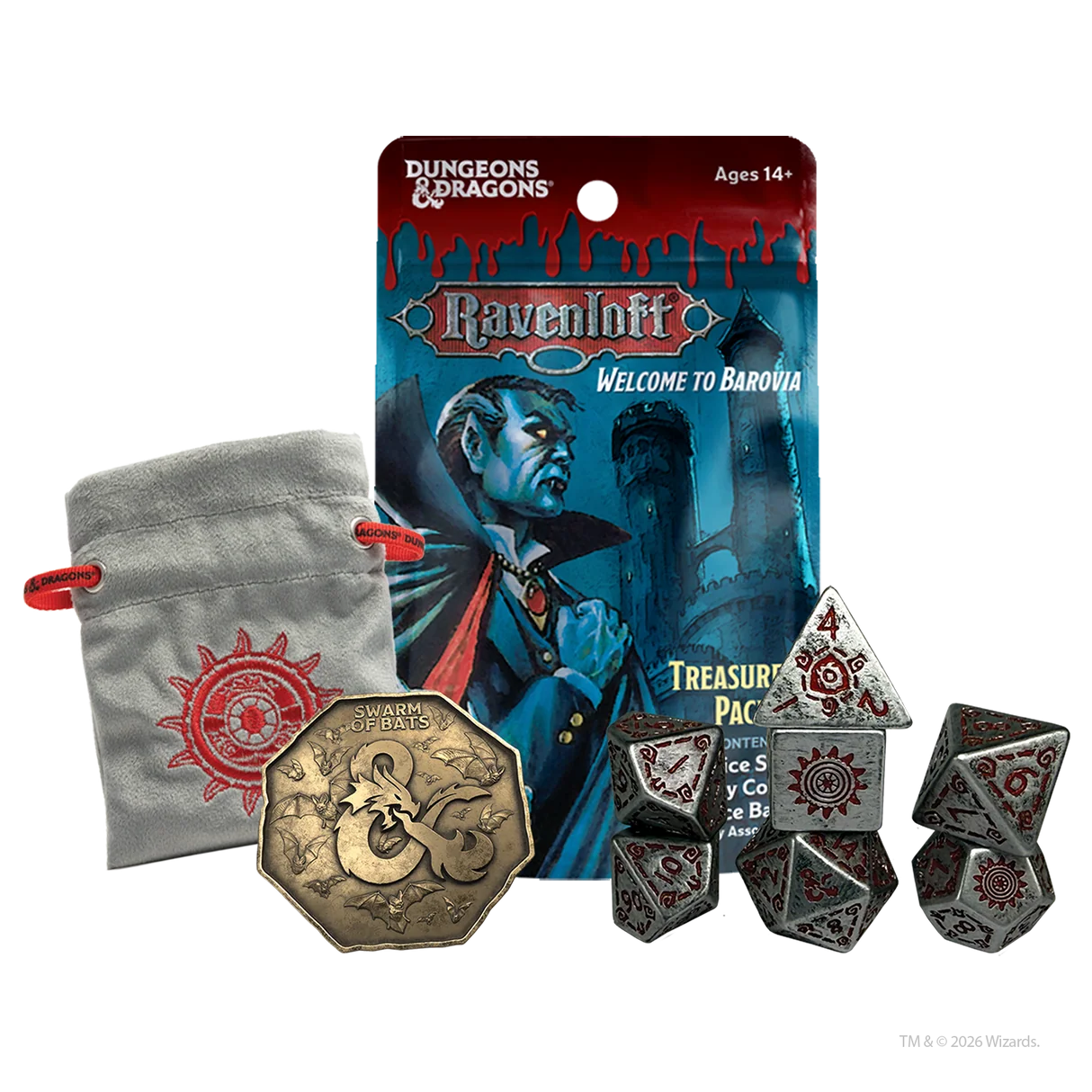 Dungeons & Dragons Castle Ravenloft Treasure Dice Packs
