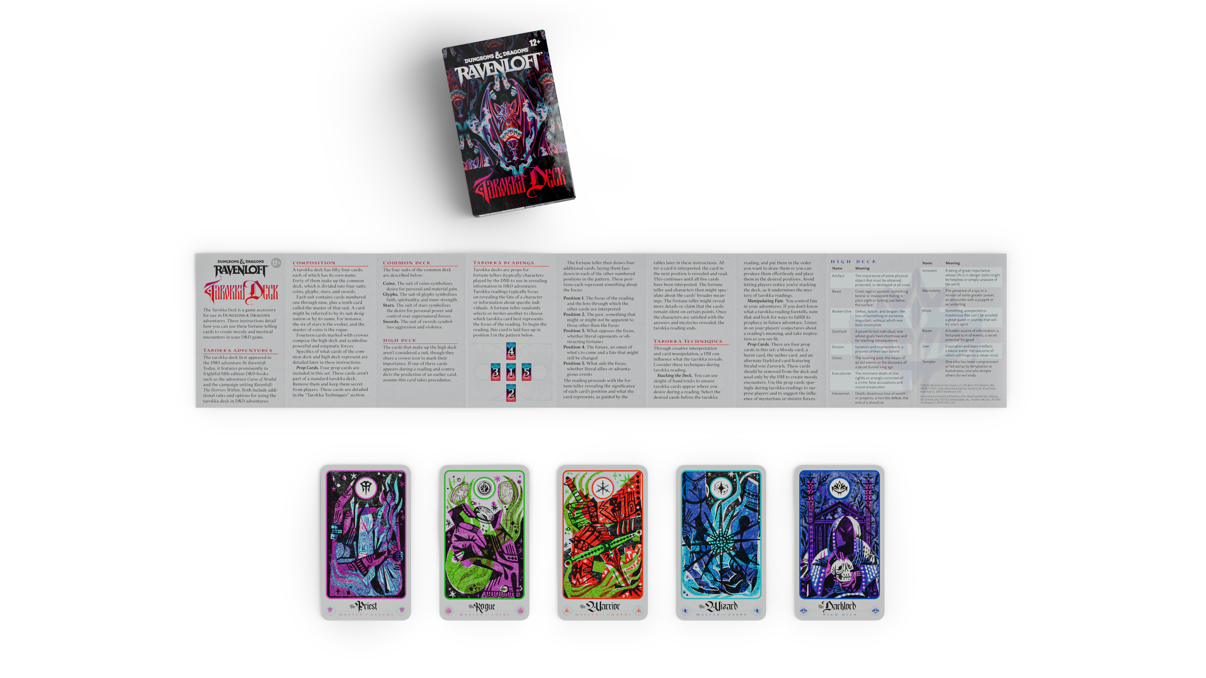 D&D - Ravenloft: The Horrors Within - Tarokka Deck