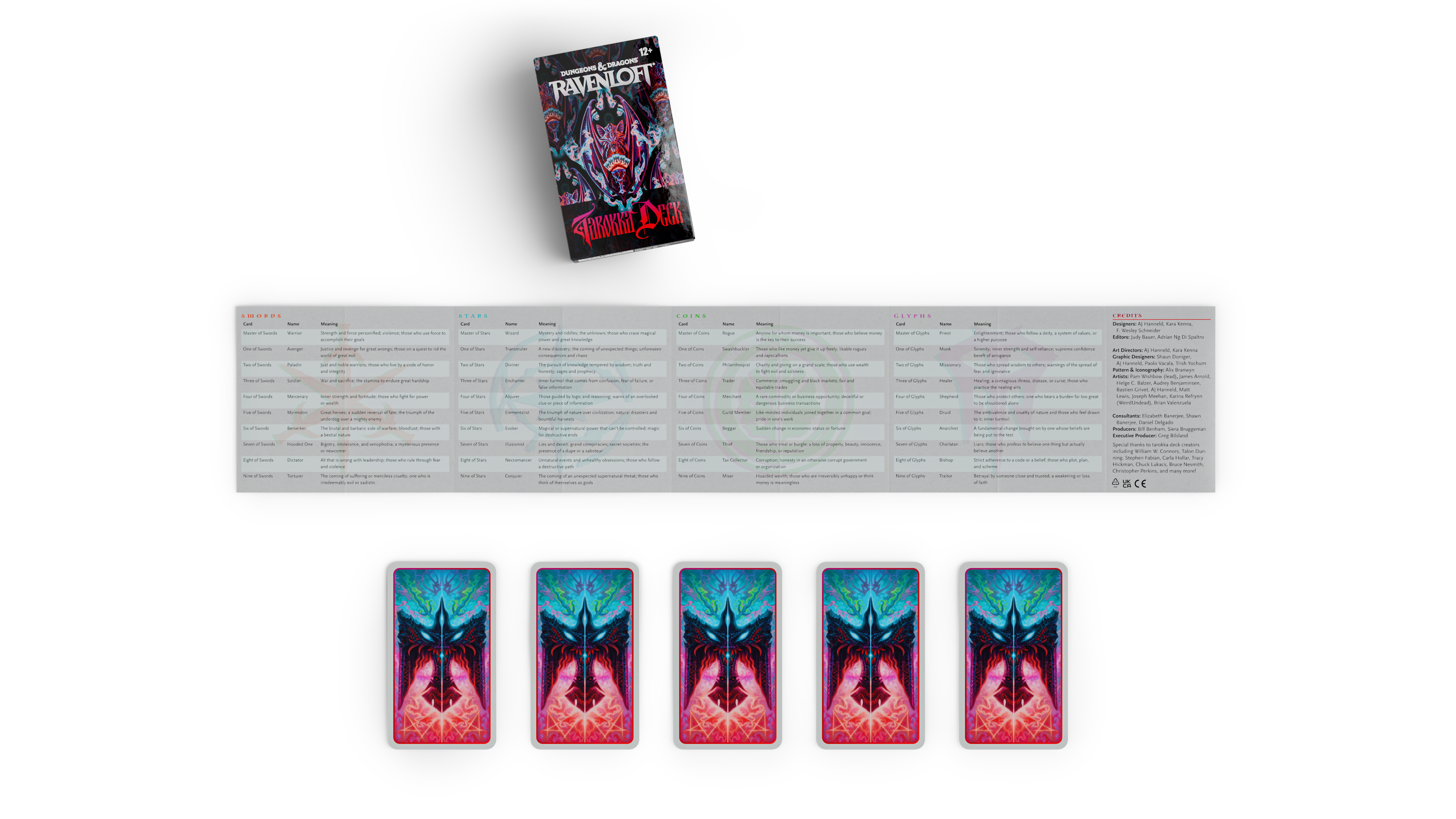 D&D - Ravenloft: The Horrors Within - Tarokka Deck