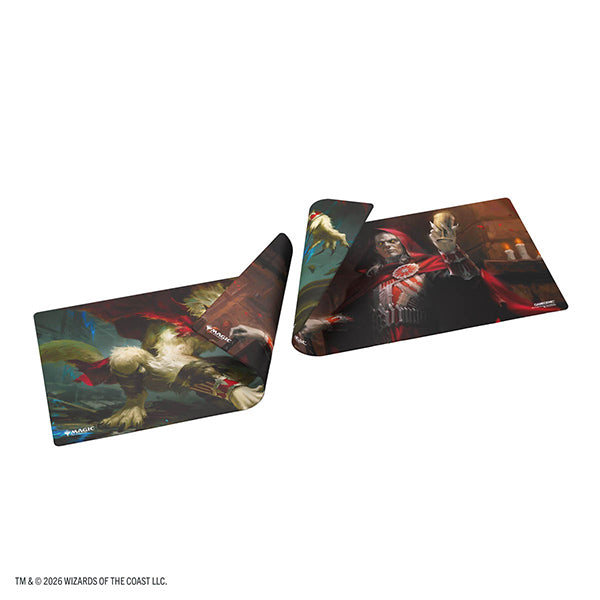 Playmat: MTG Double-Sided- Reality Fracture- Edgar, Ancient Bloodlord/Edgar, Moonlit Sovereign