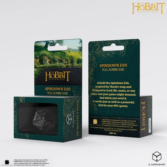 The Hobbit Jumbo Spindown D20 Umbral