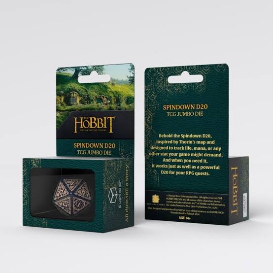 The Hobbit Jumbo Spindown D20 Tideborn