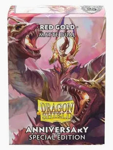 Dragon Shield Dual 100ct Red/Gold