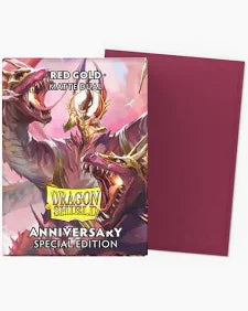 Dragon Shield Dual 100 Promegranate/Gold