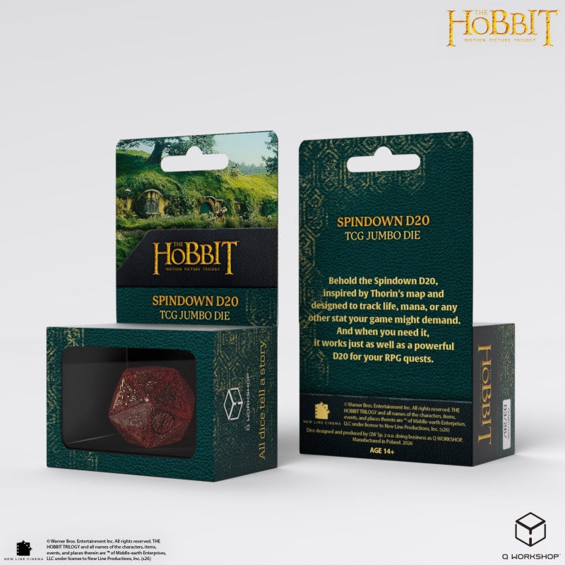 The Hobbit Jumbo Spindown D20 Ember