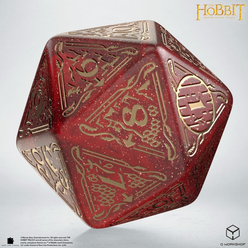 The Hobbit Jumbo Spindown D20 Ember