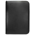 4-POCKET ZIPPERED PRO-BINDER: BLACK